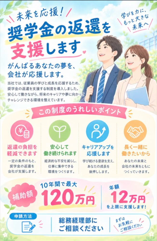 奨学金POP